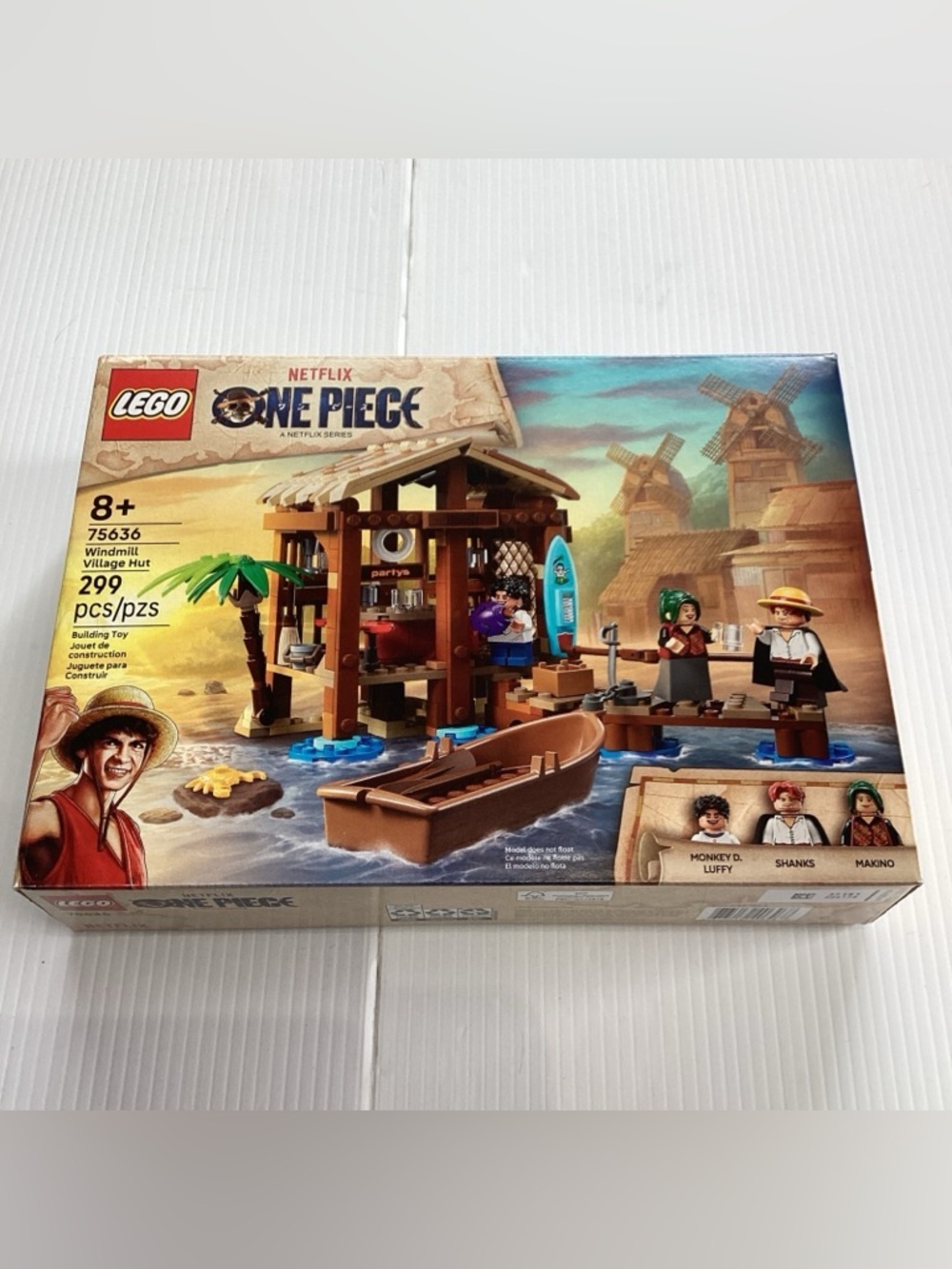 Lego One Piece: (2025) 299pc WINDMILL VILLAGE HUT Building Set #75636